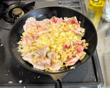 豚肉のクリームソースジャガイモのもちもち作り方7写真
