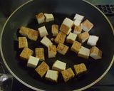天栄赤ねぎと厚揚げの塩昆布炒め作り方4写真