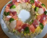 リース風 ちらし寿司作り方10写真