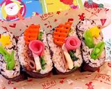 キンパ風おにぎらず★クリスマスラッピング作り方5写真