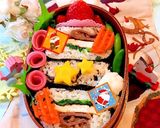 キンパ風おにぎらず★クリスマスラッピング作り方6写真
