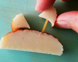キャラ弁・デコ弁にも＊蒲鉾飾り切り＊いぬ作り方4写真