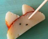キャラ弁・デコ弁にも＊蒲鉾飾り切り＊いぬ作り方6写真