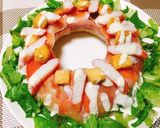コンビニアレンジ☆クリスマスリース寿司☆作り方6写真