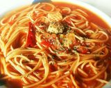 シーフードミックスのトマトスープパスタ作り方8写真