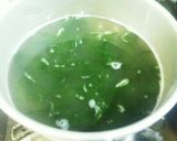 ワカメと溶き卵の中華風スープ作り方3写真