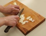 ネギとじゃこの焼きうどん作り方1写真