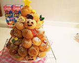 プチシュークリームでクリスマスツリー気分作り方7写真