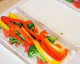 簡単★カラフル野菜とサーモンのパイ包み作り方8写真