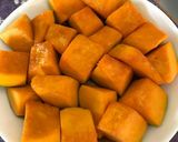 カボチャの煮物 ★レンジでホクホク★作り方4写真