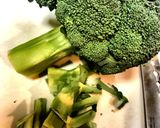 ラピュタ丼☆まるごとブロッコリー作り方1写真
