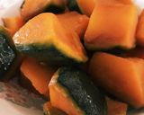 カボチャの煮物 ★レンジでホクホク★作り方7写真