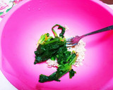 青菜の＊さば缶粒マス和え＊作り方3写真