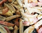 皮付きレンコンとベーコンのバター焼き作り方9写真