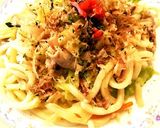 簡単！包丁いらずの焼うどん作り方4写真