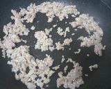 いんげんと鶏そぼろの簡単三食丼作り方4写真