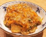 厚揚げのひき肉あん作り方5写真