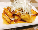 白身魚のとろ〜り生姜甘酢餡和え作り方6写真