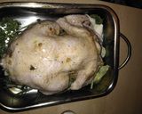 クリスマスの鳥の丸焼き(リンゴ入り)作り方5写真