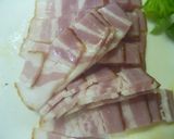 チンゲン菜とベーコンの炒め煮作り方2写真
