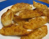♪カリカリこんがり餃子の皮包み揚げ焼き作り方5写真