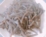 こんにゃくのごま味噌炒め作り方1写真