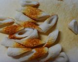 かぼちゃと蓮根とチンゲン菜 ちくわの煮物作り方3写真