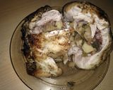 クリスマスの鳥の丸焼き(リンゴ入り)作り方9写真