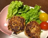 ずぼら飯☆ソースいらず！豆腐ハンバーグ作り方6写真