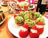 クリスマスに！ツリー仕立て抹茶モンブラン作り方9写真