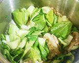 青梗菜と豚肉の中華風スープ作り方6写真