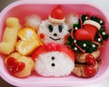 キャラ弁 ミニーちゃん 雪だるま 簡単♡作り方9写真