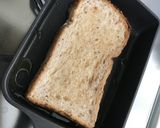 フライパンdeサクっと焼きパン+トマト＊作り方2写真