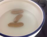 行楽弁当「の」の字巻き ☆ウィンナー巻き作り方1写真