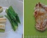 年越しに「鶏ももで鴨南蛮風そば」作り方5写真