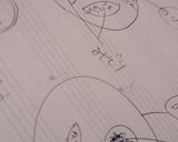 お花模様の太巻き寿司作り方1写真