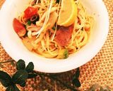 手軽にレモンの香りミルクパスタ作り方5写真