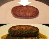 美味ドレの青じそドレッシングでハンバーグ作り方3写真
