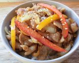 味付けはドレッシングだけ！？焼肉丼♪作り方4写真
