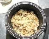 簡単！鮭と蜆汁の玄米炊き込みご飯作り方4写真