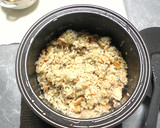 簡単！鮭と蜆汁の玄米炊き込みご飯作り方4写真