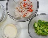 簡単！カニカマ☆カニポタージュ作り方1写真