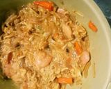 焼そばリメイクでお好み焼き！作り方2写真