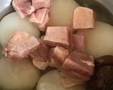 大根と鶏肉の照りましまし煮物作り方2写真