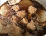 大根と鶏肉の照りましまし煮物作り方3写真