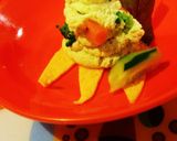 豆腐と枝豆のホイップ★餃子の皮プチタルト作り方7写真