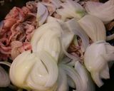 豚ばら味噌カレー炒め。作り方3写真