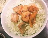 スタミナ満点！簡単鮭キャベ丼作り方5写真