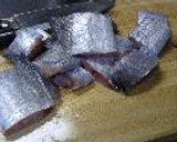 太刀魚と厚揚げの甜面醤炒め煮作り方1写真