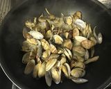 あさりの酒蒸しのリゾット作り方3写真